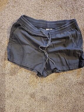 GAP Women's Charcoal Drawstring Athletic Shorts